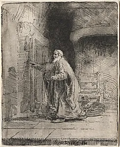 The Blindness of Tobit: The Large Plate by Rembrandt van Rijn (Dutch, 1606–1669)