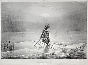 The Breaking Ice, Souvenir of Norway by Gustave Doré (French, 1832–1883)