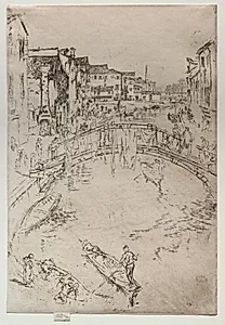 The Bridge by James McNeill Whistler (American, 1834–1903)