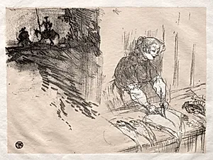 The Brief Joys:  Cover by Henri de Toulouse-Lautrec (French, 1864–1901)