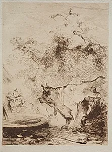 The Bull by Jules de Goncourt (French, 1830–1870)
