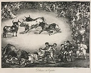 The Bulls of Bordeaux:  Spanish Entertainment by Francisco de Goya (Spanish, 1746–1828)