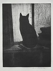 The Cat by Christopher Nevinson (British, 1889–1946)