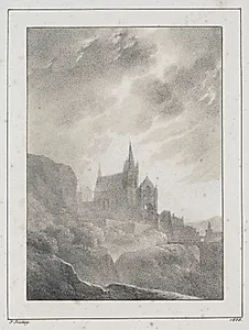 The Cathedral by Jean-Baptiste Isabey (French, 1767–1855)
