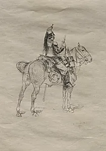 The Cavalryman by Édouard Detaille (French, 1848–1912)