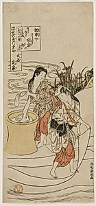 The Chofu Tama River in Musashi Province (from the series The Six Tama Rivers of the Floating World) by Kitao Shigemasa (Japanese, 1739–1819)