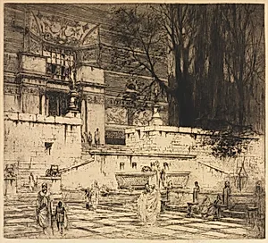 The Days of Ancient Rome: At the House of a Patrician by William Walcot (British, 1874–1943)
