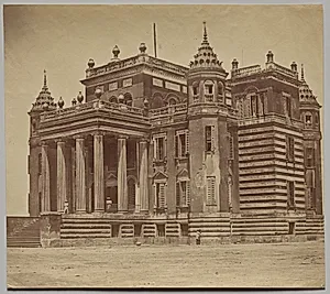 The Dilkoosha Palace by Felice A. Beato (British, 1830–1906)