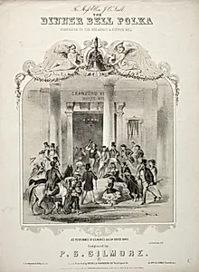 The Dinner Bell Polka - Sheet Music Cover by Winslow Homer (American, 1836–1910)