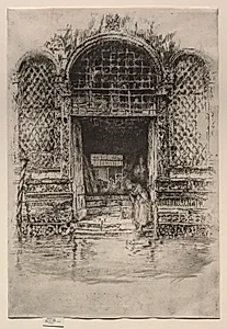 The Doorway by James McNeill Whistler (American, 1834–1903)