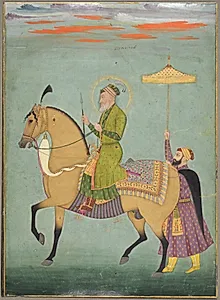 The Emperor Alamgir (reigned 1658–1707) on Horseback by Unknown Artist
