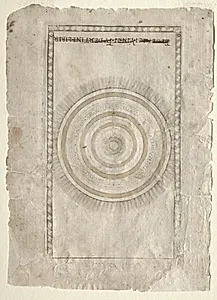 The Empyrean Sphere (from the Tarocchi, series A:  Firmaments of the Universe, #50) by Master of the E-Series Tarocchi (Italian, 15th century)
