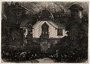 The Enchanted House by Rodolphe Bresdin (French, 1822–1885)