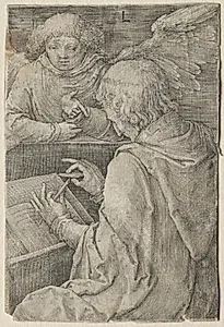 The Evangelists: St. Matthew by Lucas van Leyden (Dutch, 1494–1533)