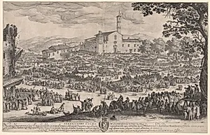 The Fair at Impruneta by Jacques Callot (French, 1592–1635)