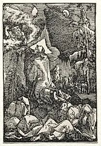 The Fall and Redemption of Man:  Chirst on the Mount of Olives by Albrecht Altdorfer (German, c. 1480–1538)