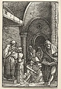 The Fall and Redemption of Man:  Christ Disputing with the Doctors by Albrecht Altdorfer (German, c. 1480–1538)