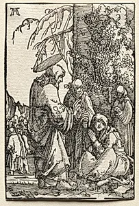 The Fall and Redemption of Man:  Christ Taking Leave of His Mother before the Passion by Albrecht Altdorfer (German, c. 1480–1538)