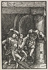 The Fall and Redemption of Man: Flagellation of Christ by Albrecht Altdorfer (German, c. 1480–1538)