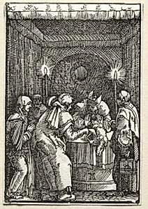 The Fall and Redemption of Man:  Joachim's Offering Rejected by the High Priest by Albrecht Altdorfer (German, c. 1480–1538)