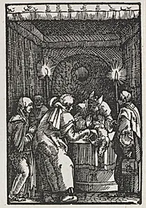 The Fall and Redemption of Man:  Joachim's Offering Rejected by the High Priest by Albrecht Altdorfer (German, c. 1480–1538)