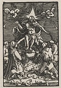 The Fall and Redemption of Man:  The Last Judgment by Albrecht Altdorfer (German, c. 1480–1538)
