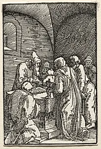 The Fall and Redemption of Man:  The Presentation of Christ in the Temple by Albrecht Altdorfer (German, c. 1480–1538)