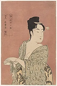 The Flirtatious Type from the series Ten Types in the Physiognomy of Women by Kitagawa Utamaro (Japanese, c. 1754–1806)
