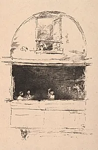 The Forge, Passage du Dragon by James McNeill Whistler (American, 1834–1903)