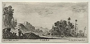 The Four Elements:  Terra by Stefano Della Bella (Italian, 1610–1664)