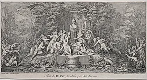 The Four Festivals:  Festival of Diana by Claude Gillot (French, 1673–1722)