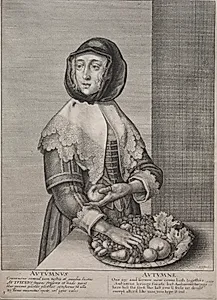 The Four Seasons:  Autumn by Wenceslaus Hollar (Bohemian, 1607–1677)