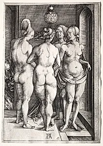 The Four Witches (Four Naked Women) by Albrecht Dürer (German, 1471–1528)