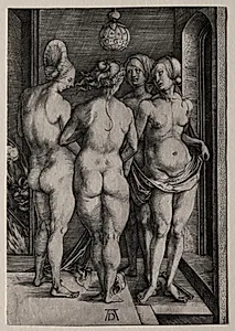 The Four Witches (Four Naked Women) by Albrecht Dürer (German, 1471–1528)