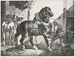 The French Blacksmith by Théodore Géricault (French, 1791–1824)