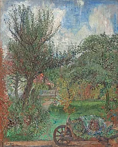 The Garden of the Rousseau Family by James Ensor (Belgian, 1860–1949)