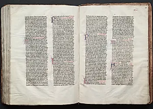 The Gotha Missal:  Fol. 155r, Text by Master of the Boqueteaux (French)