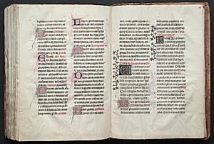 The Gotha Missal:  Fol. 161r, Text by Master of the Boqueteaux (French)