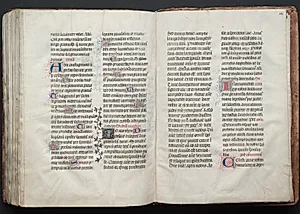 The Gotha Missal:  Fol. 161v, Text by Master of the Boqueteaux (French)