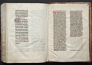 The Gotha Missal:  Fol. 162v, Text by Master of the Boqueteaux (French)