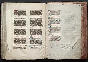 The Gotha Missal:  Fol. 164r, Text by Master of the Boqueteaux (French)