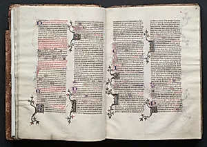 The Gotha Missal:  Fol. 24v, Text by Master of the Boqueteaux (French)