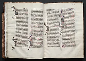 The Gotha Missal:  Fol. 26r, Text by Master of the Boqueteaux (French)