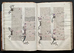 The Gotha Missal:  Fol. 29r, Text by Master of the Boqueteaux (French)