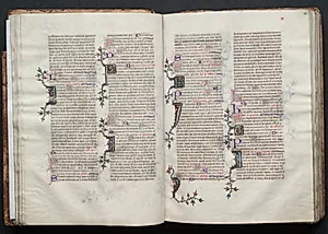 The Gotha Missal:  Fol. 29v, Text by Master of the Boqueteaux (French)