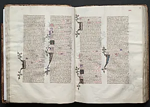 The Gotha Missal:  Fol. 34r, Text by Master of the Boqueteaux (French)