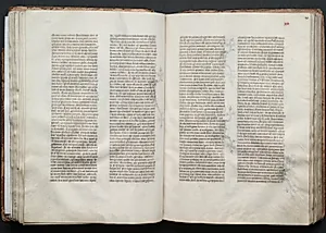 The Gotha Missal:  Fol. 45r, Text by Master of the Boqueteaux (French)