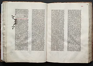 The Gotha Missal:  Fol. 47r, Text by Master of the Boqueteaux (French)