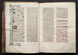 The Gotha Missal:  Fol. 4r, Text  by Master of the Boqueteaux (French)