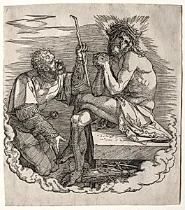 The Great Passion:  Title Page - Christ,  Man of Sorrows by Albrecht Dürer (German, 1471–1528)